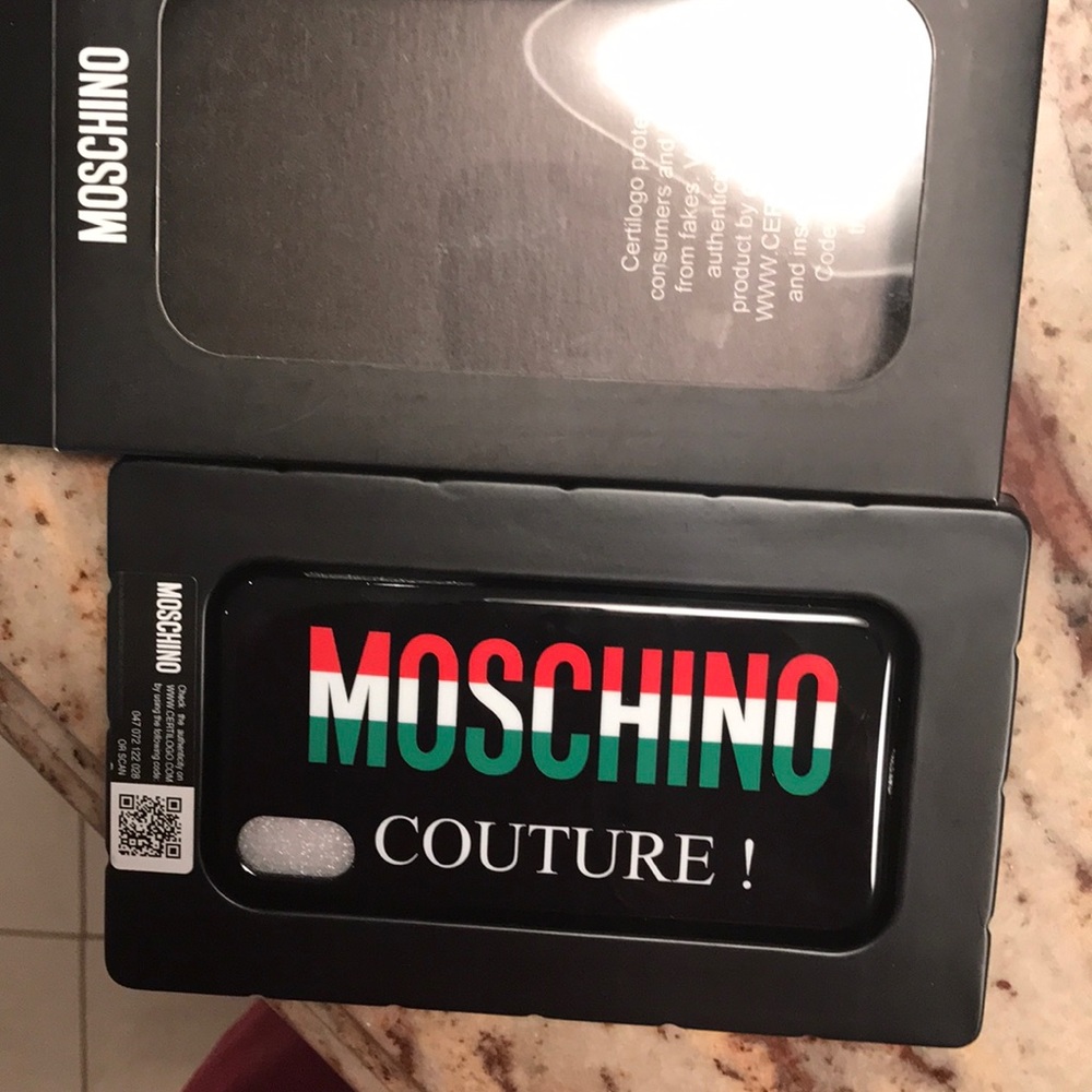 Moschino Couture IPhone X case